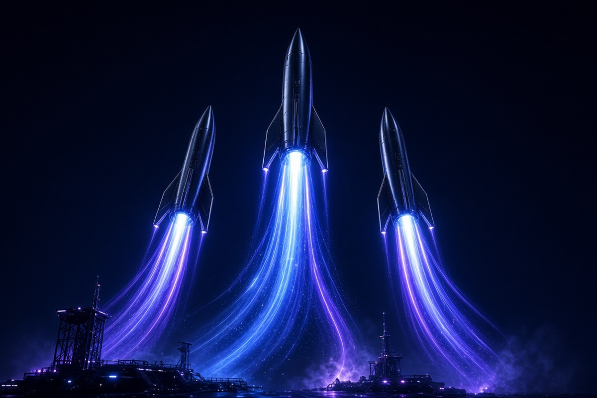 Launch structure illustration