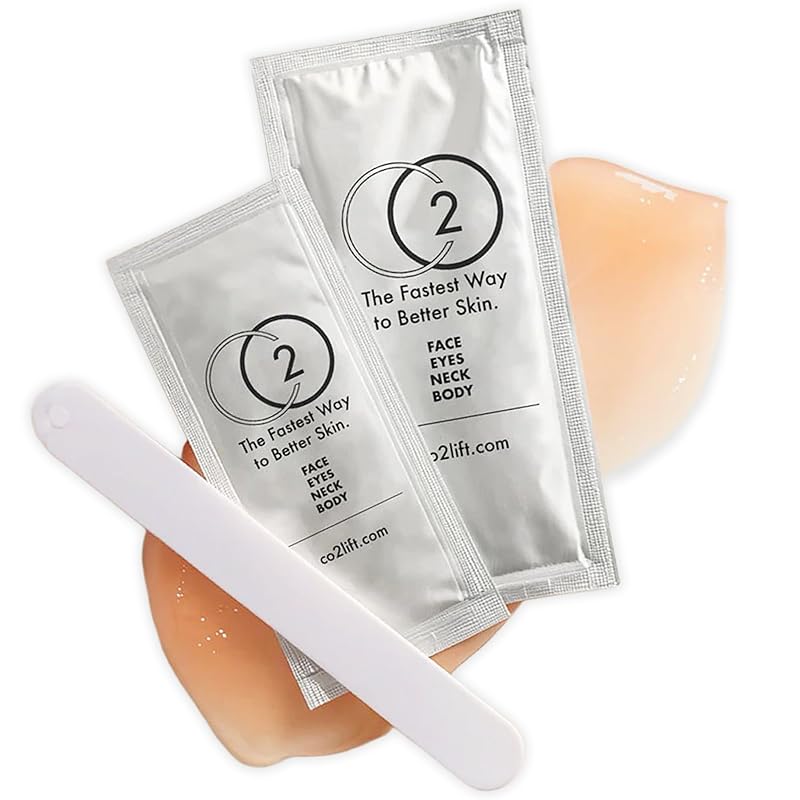 Carboxy gel single treatment face mask