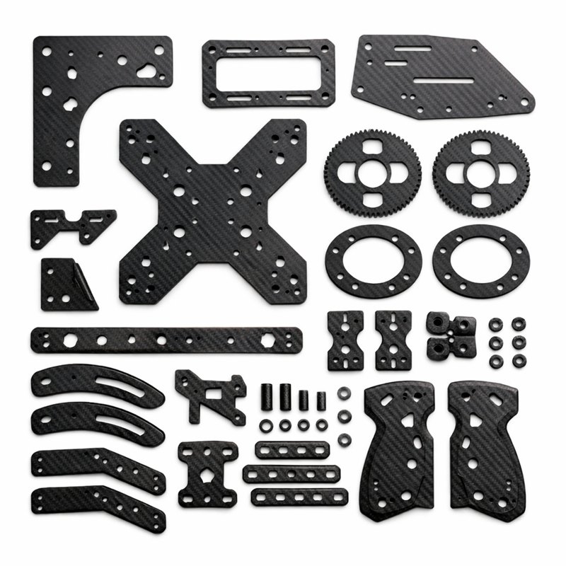 Precision cut composite plate parts