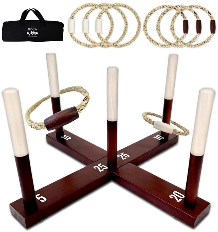 Premium rustic ring toss game