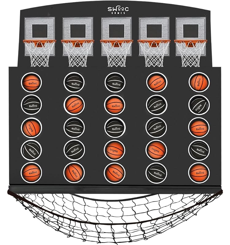 Low Post Lineup wall mounted basketball game
