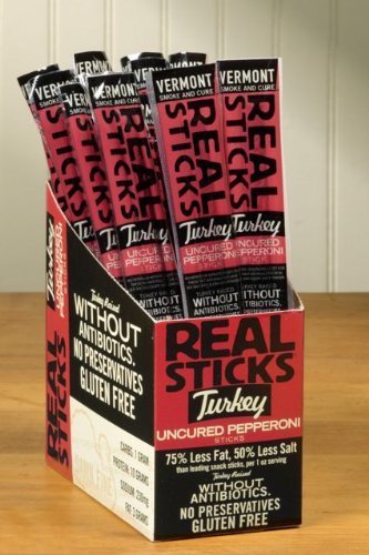 Uncured turkey pepperoni sticks